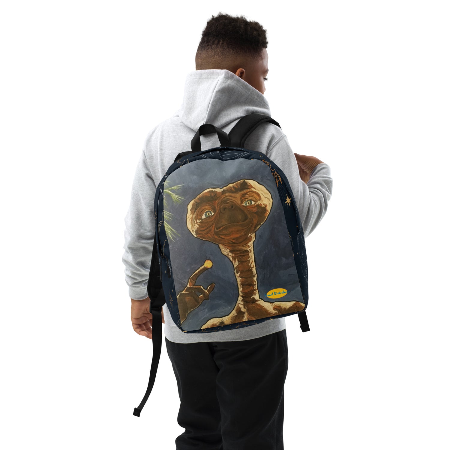E.T. extra terrestrial backpack space print