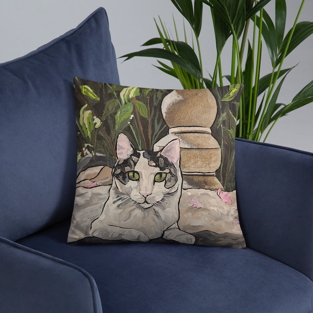 Sweet Pea in the Garden Basic Pillow