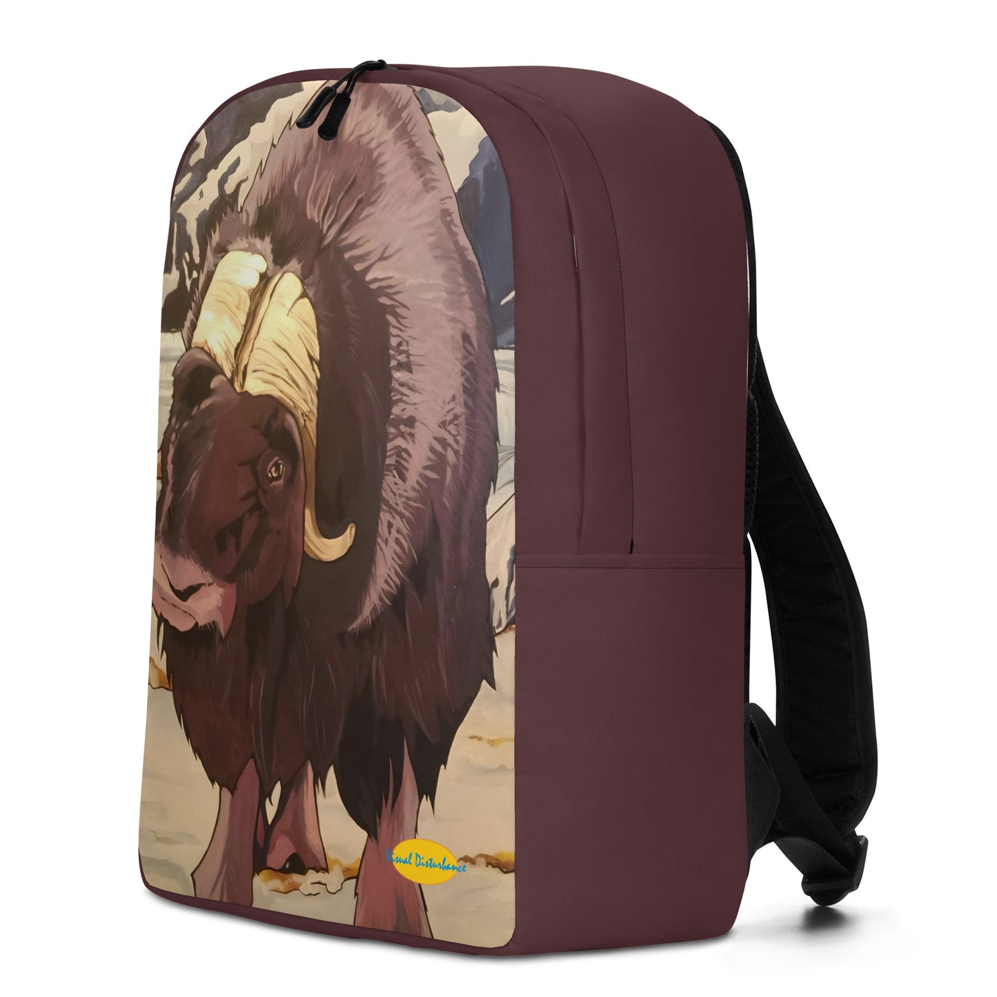 Purple Musk Ox Minimalist Backpack