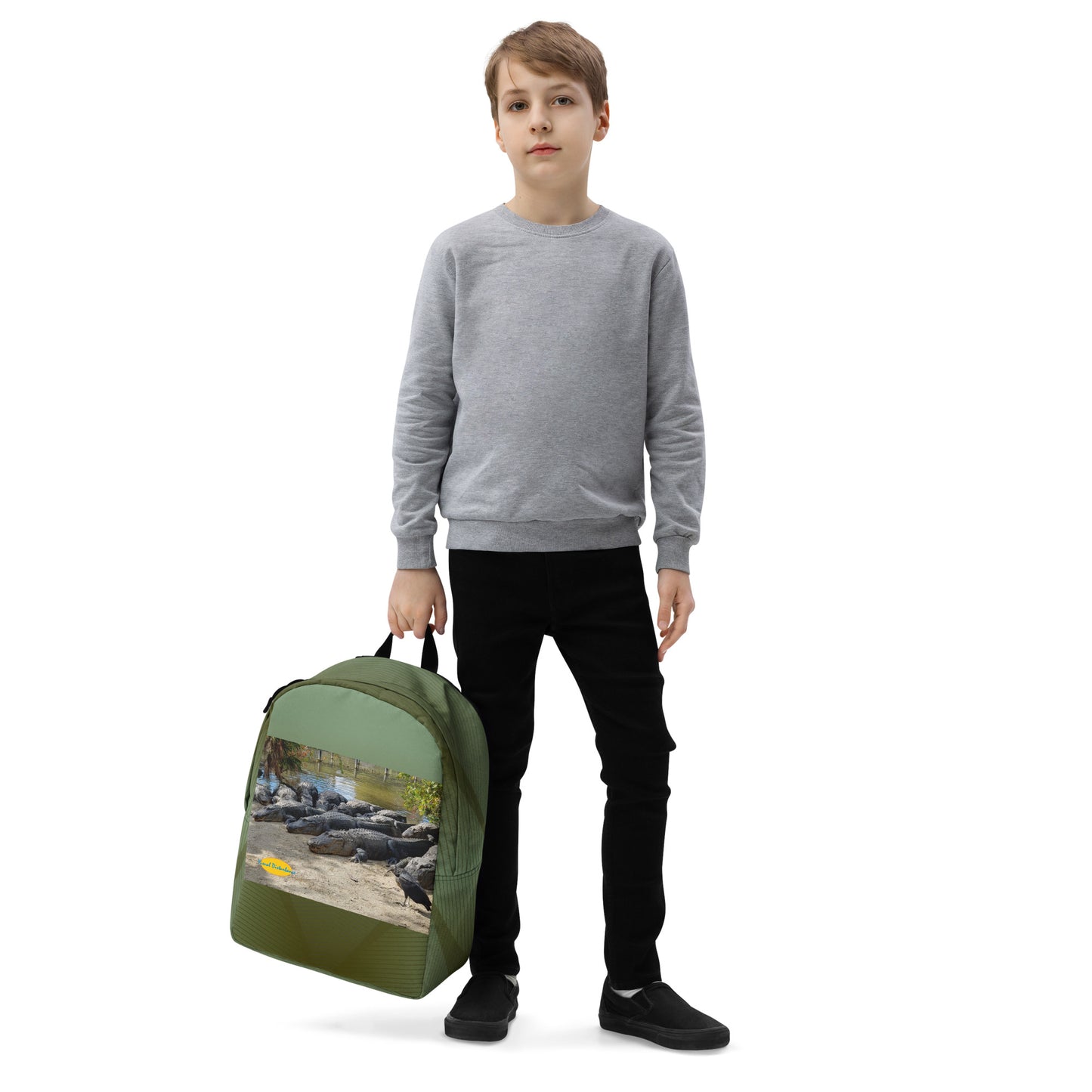 A Vulture and Alligators Minimalist Backpack