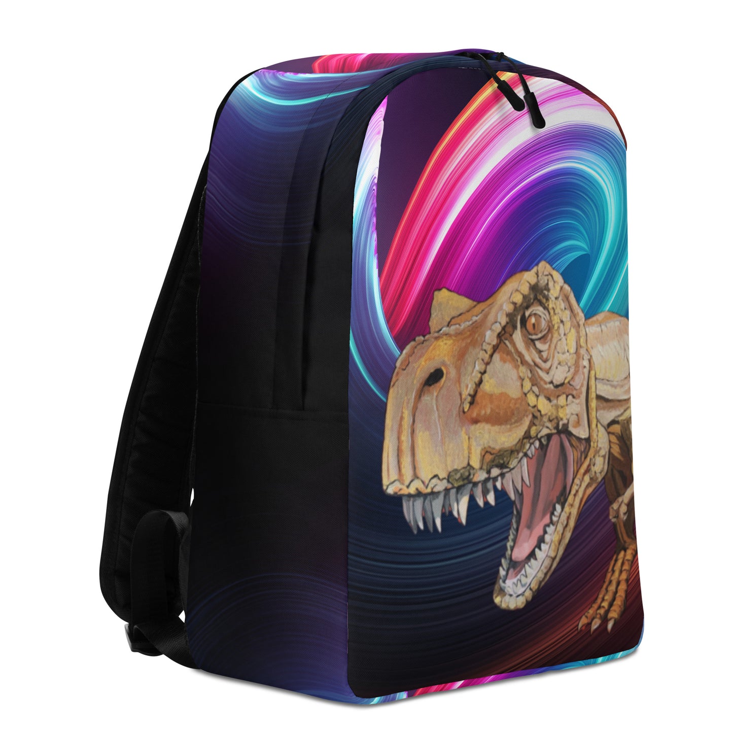T-Rex in Gold Time Travel Minimalist Backpack