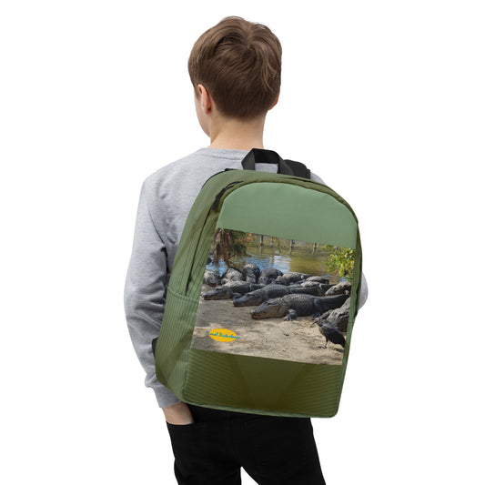 A Vulture and Alligators Minimalist Backpack