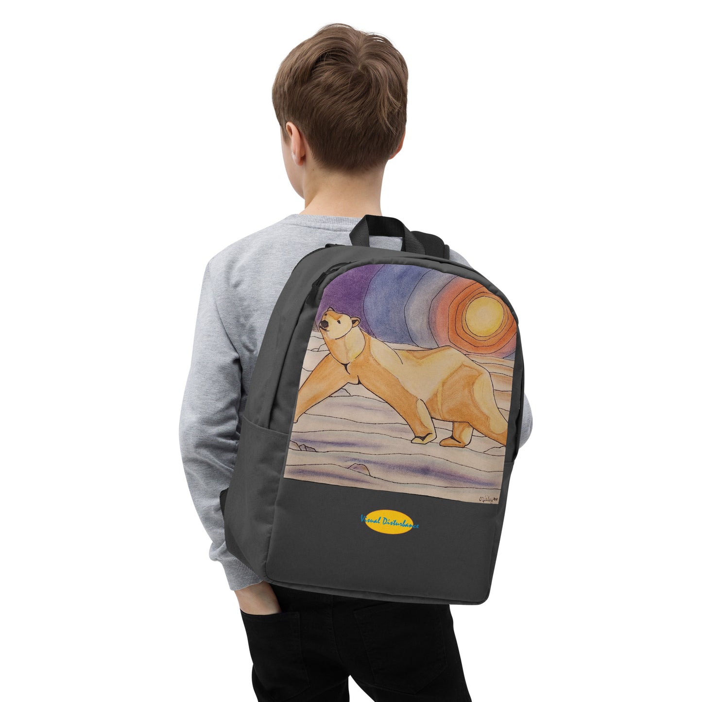 Ice Bear Minimalist Backpack