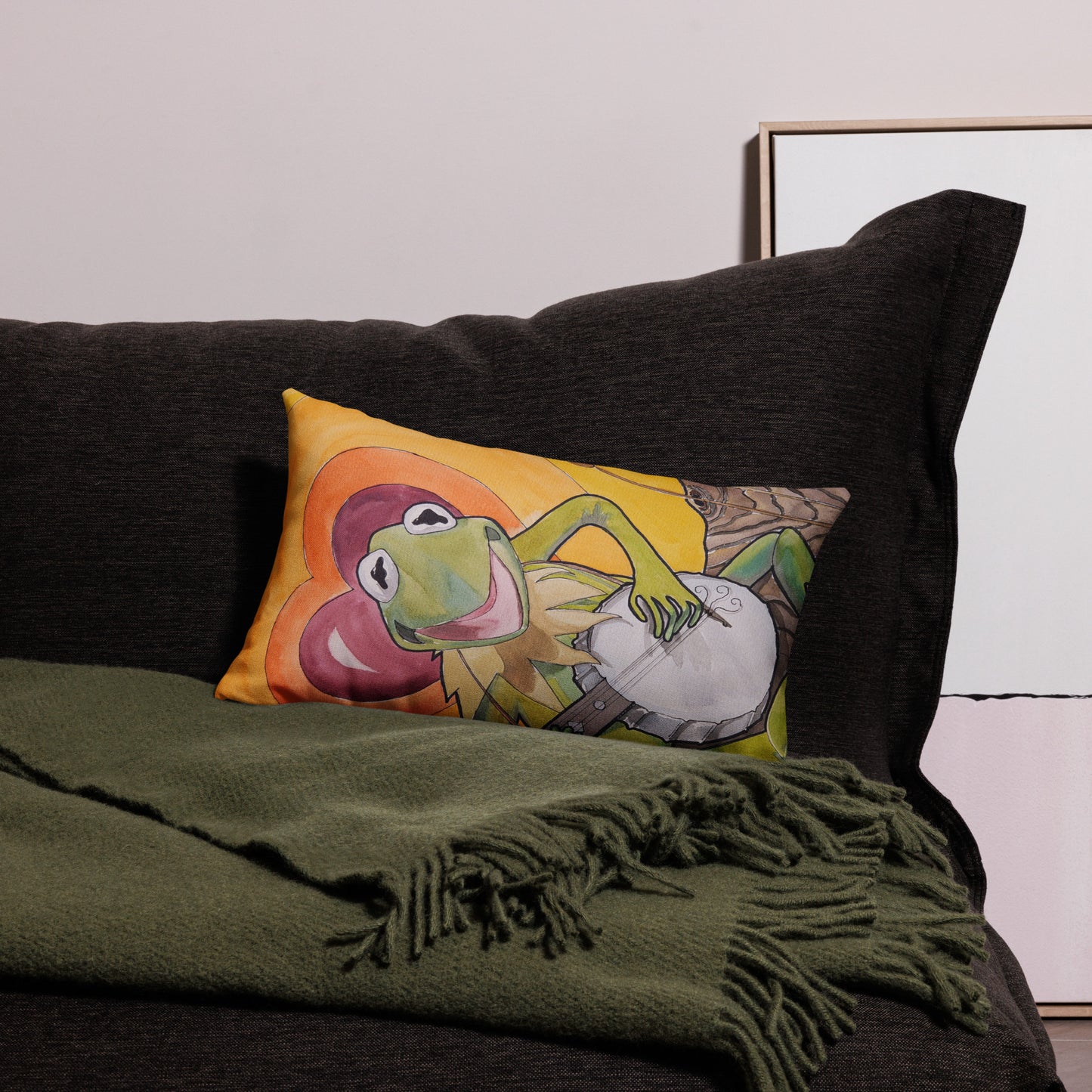 Kermit the Frog Premium Pillow