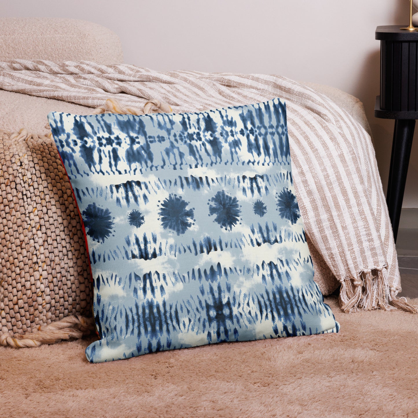 Blue Rhinoceros Premium Pillow