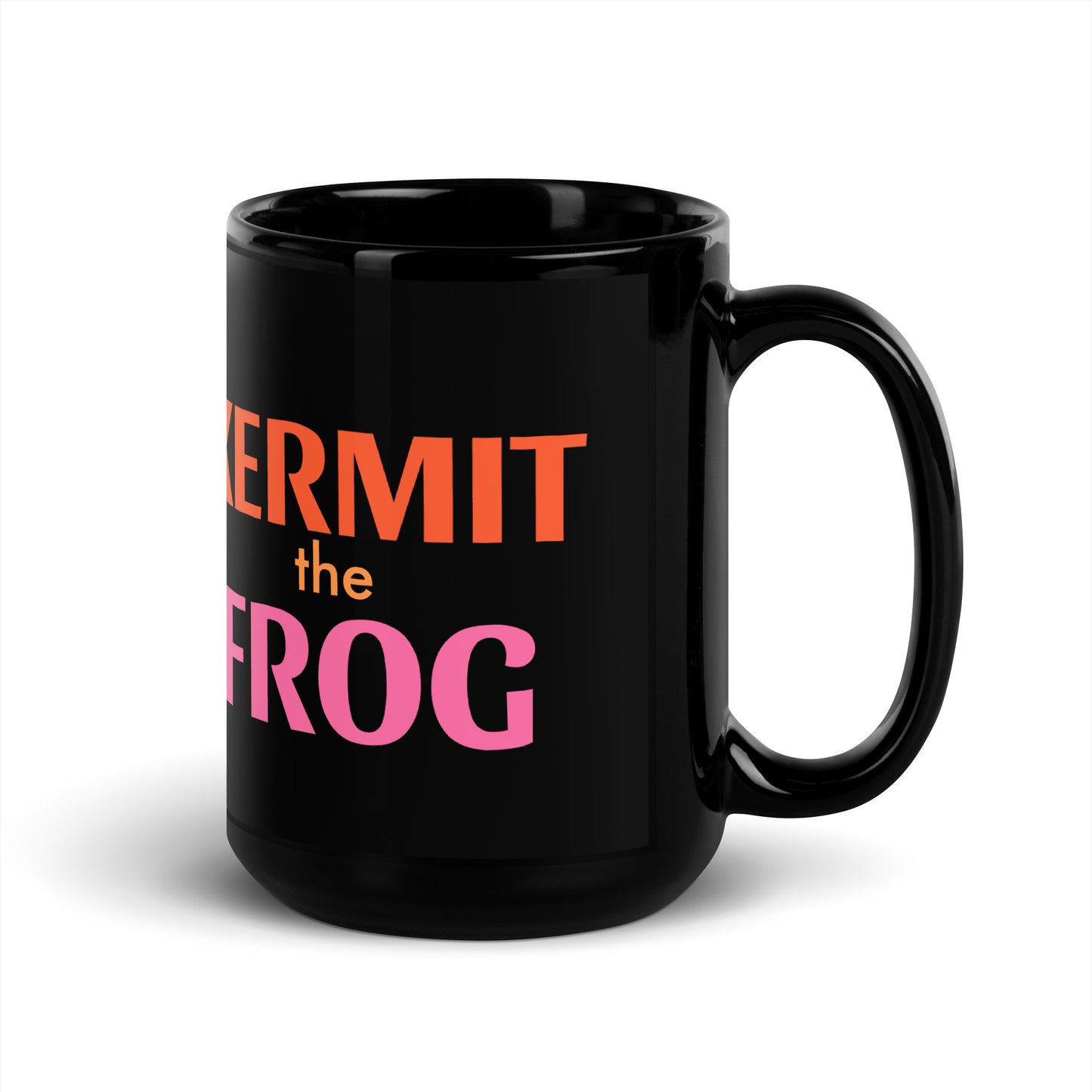 Kermit the FrogBlack Glossy Mug