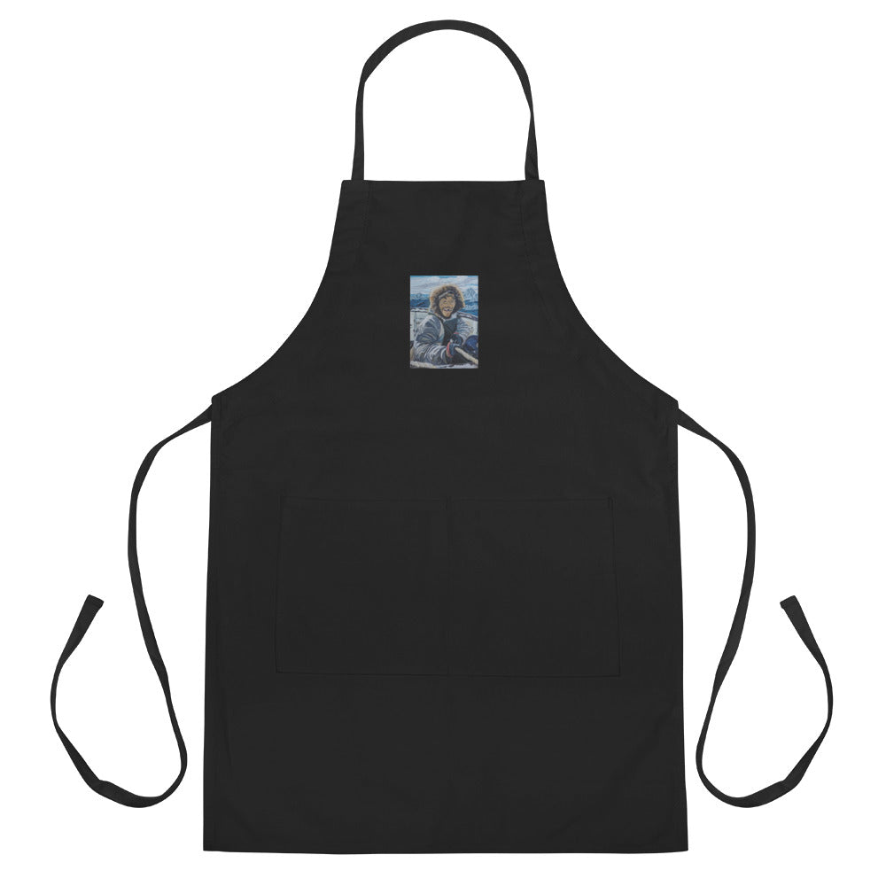 Seal Hunter Embroidered Apron