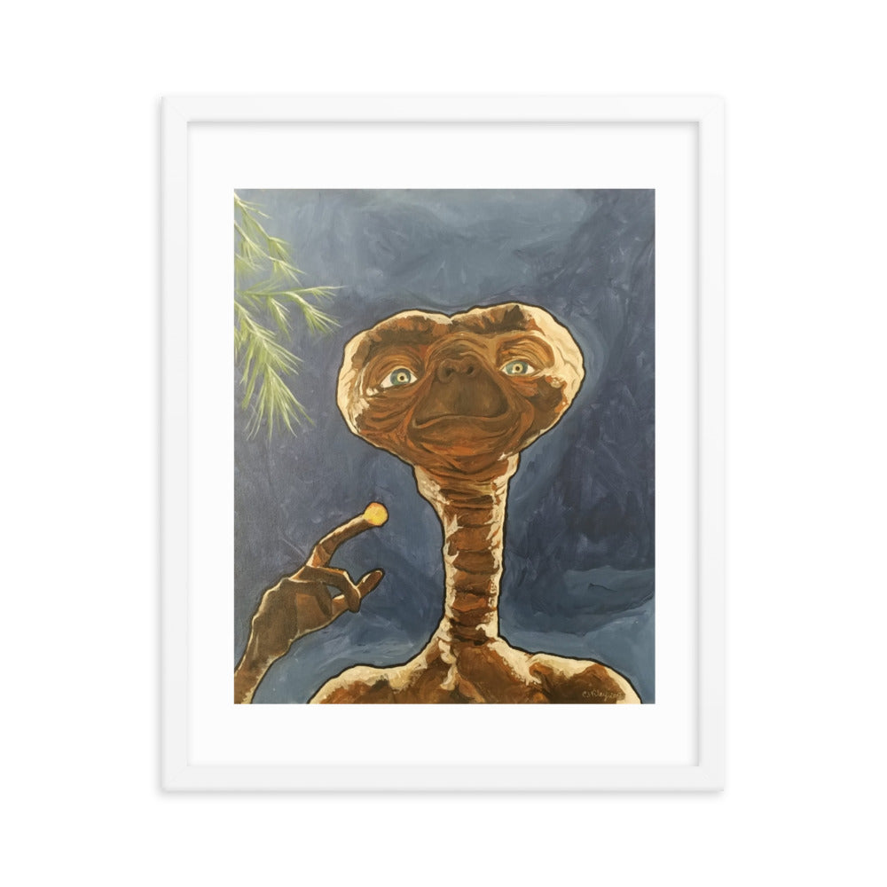 E.T. Framed poster