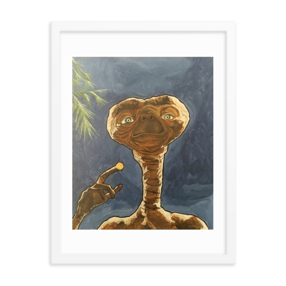E.T. Framed poster