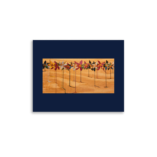 Flowers on Wood Poster