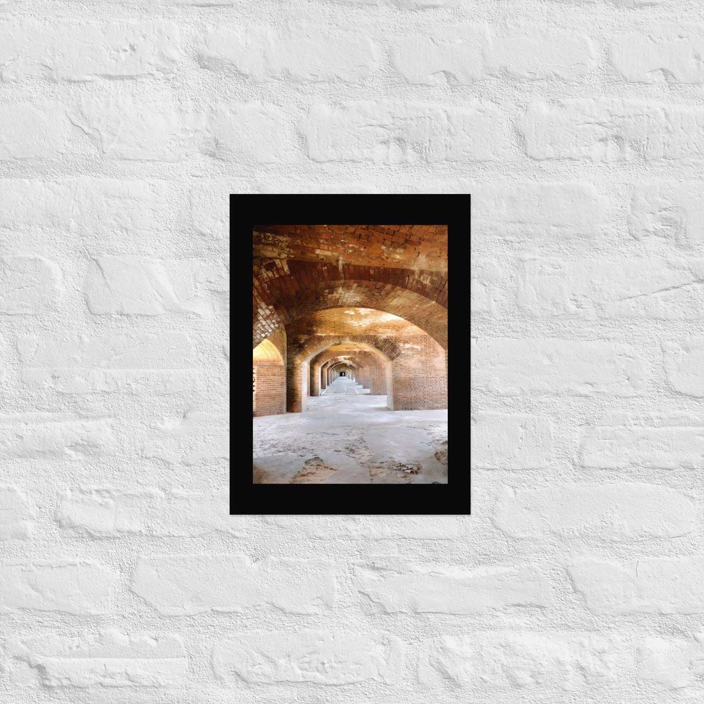 Fort Jefferson Arches Poster