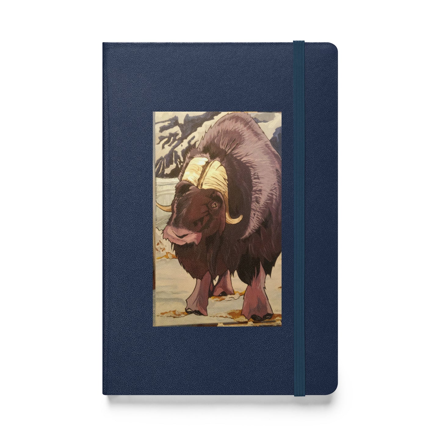 Alaskan Purple Musk Ox Hardcover bound notebook