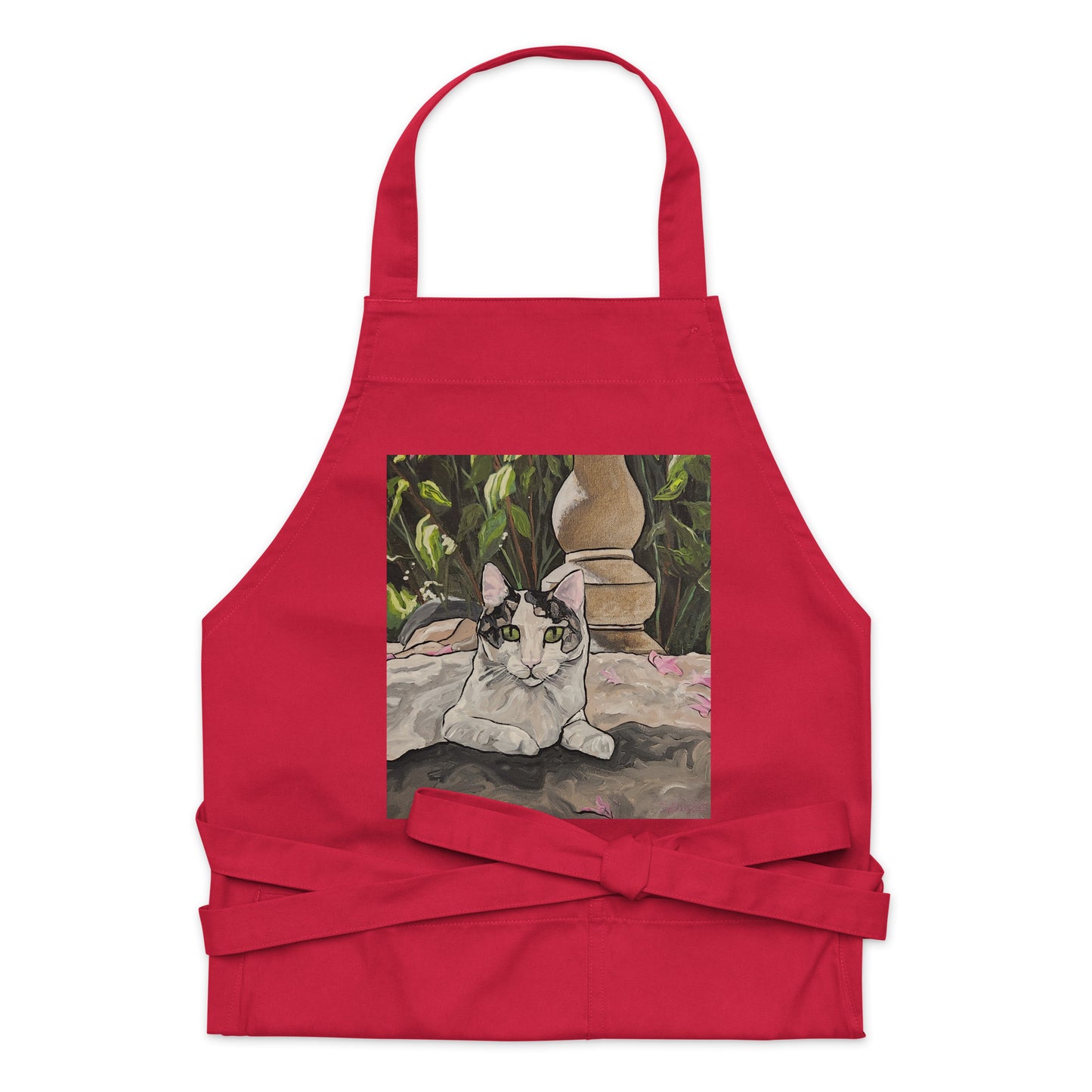 Sweet Pea in the Garden Organic cotton apron