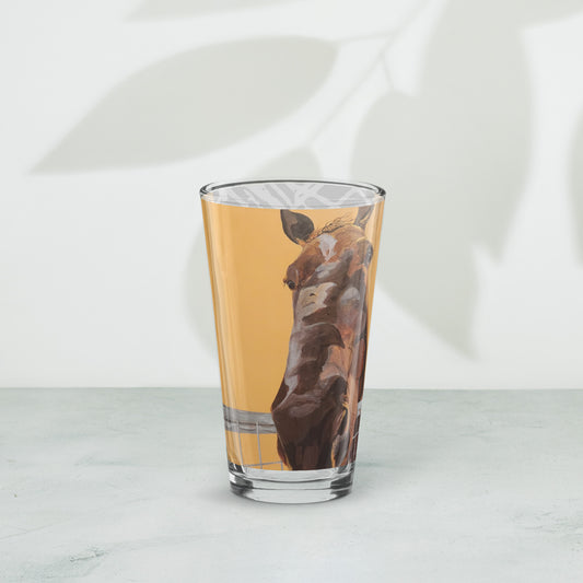 A Horse I Met in Tucson Shaker pint glass