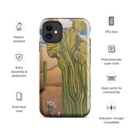 Crested Saguaro Cactus Tough Case for iPhone®