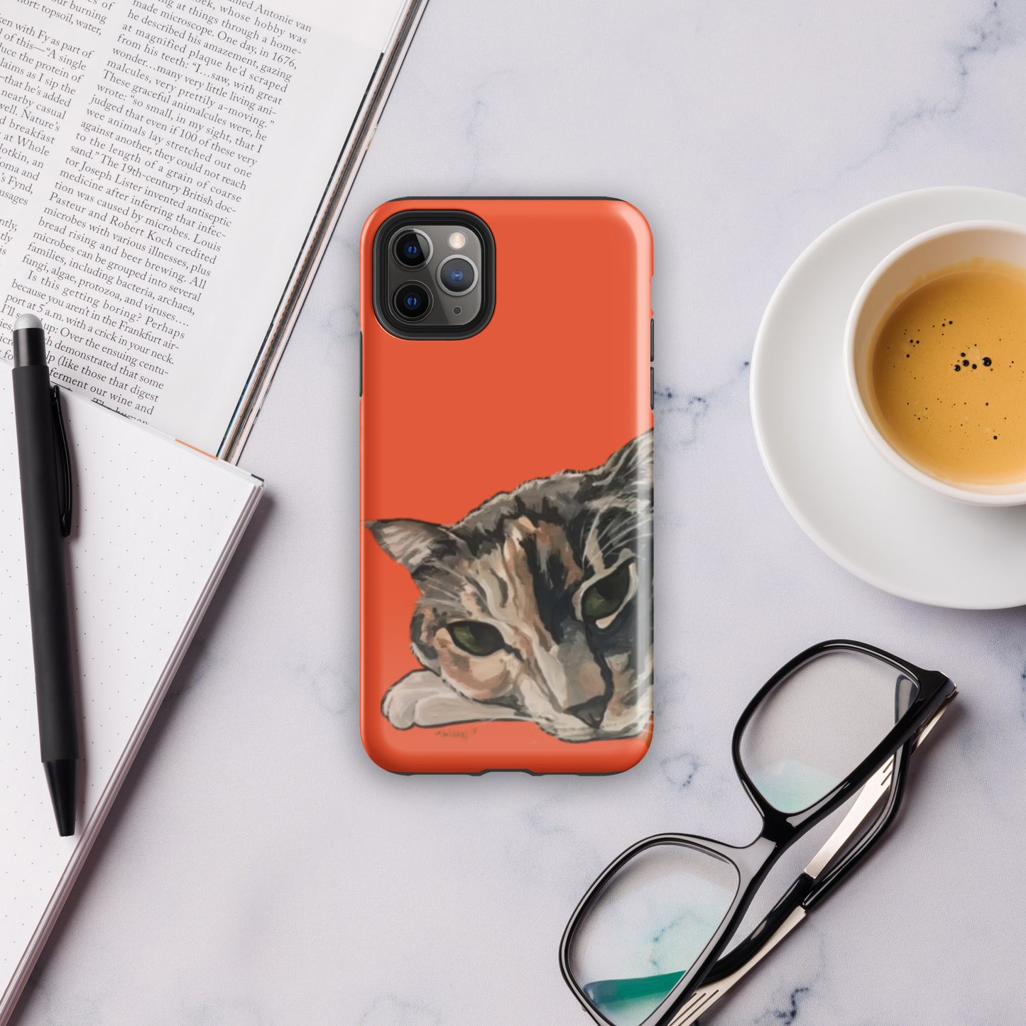 Calico Cat in Orange Tough Case for iPhone®