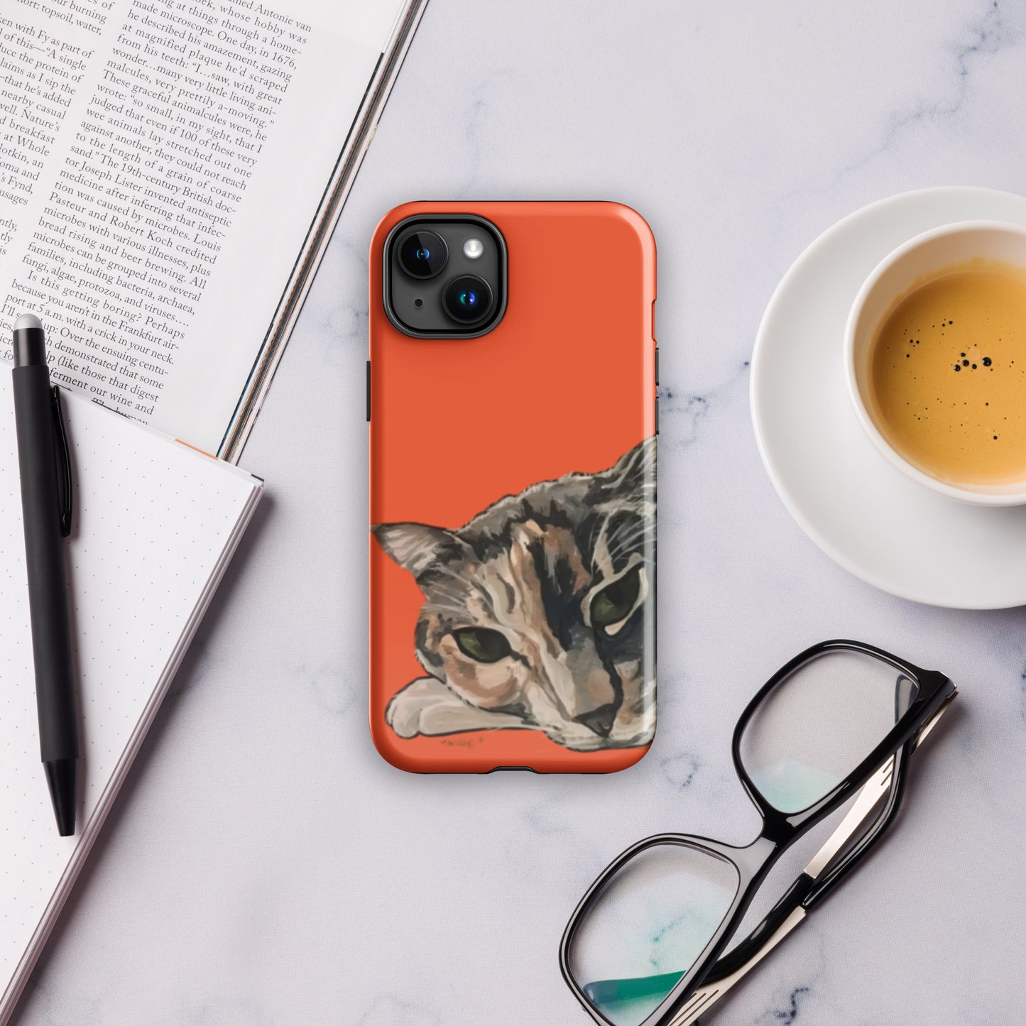 Calico Cat in Orange Tough Case for iPhone®