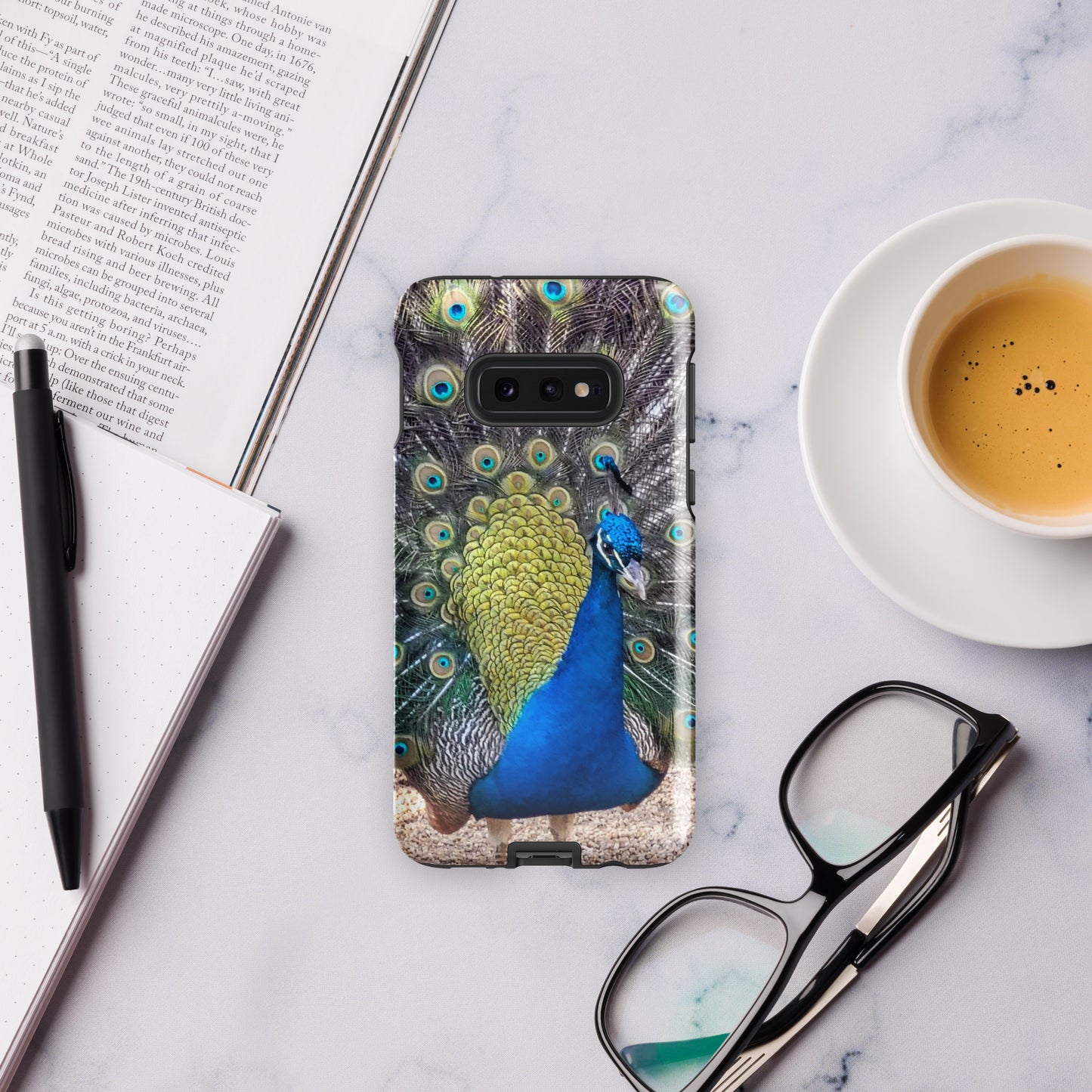 Blue Peacock Tough case for Samsung®