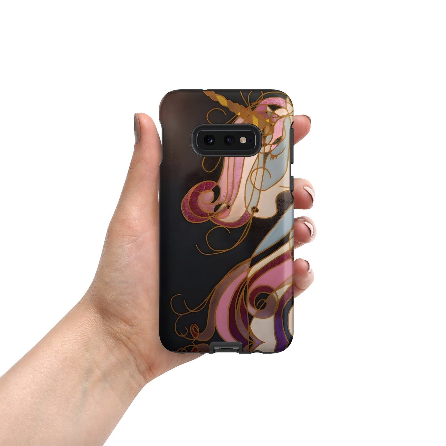 Unicorn in Gold Tough case for Samsung®