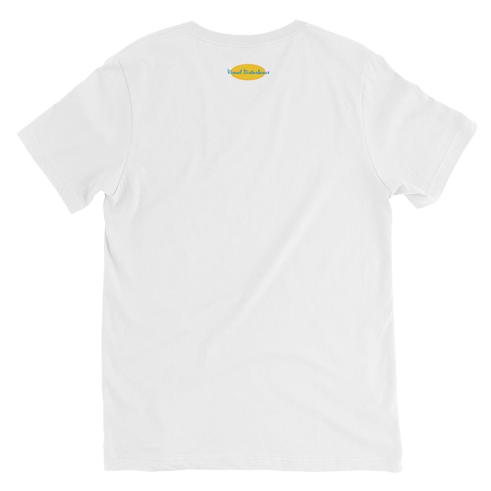 Ice Bear Unisex Short Sleeve V-Neck T-Shirt